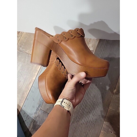 Womens Sz 10 Sonoma Ortholite ECO Braided Mule Clog Heeled Brown Woven NWOB - Picture 6 of 11